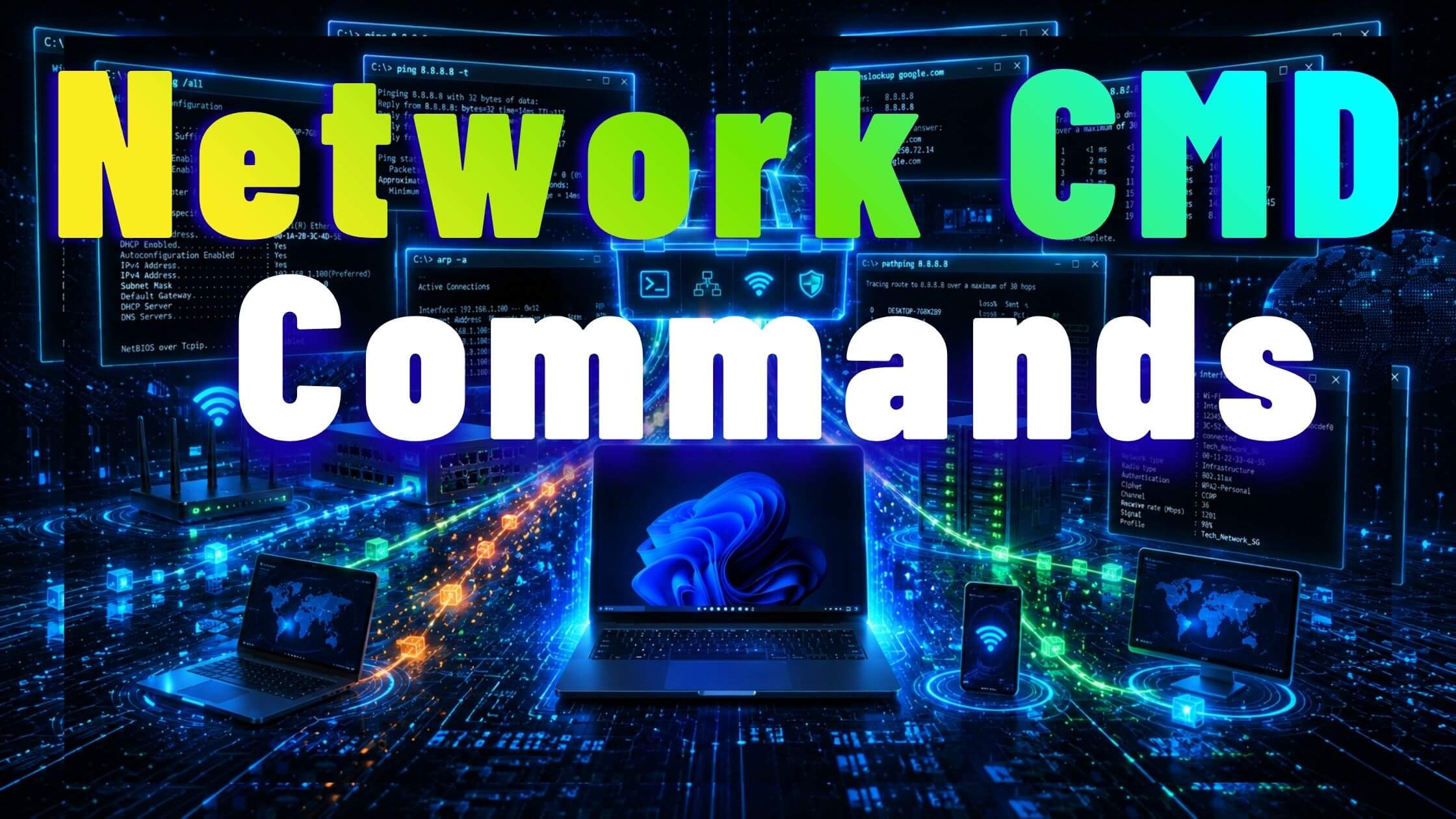 Read more about the article Top Network CMD Commands for Windows: Complete Troubleshooting & Diagnostic Guide
