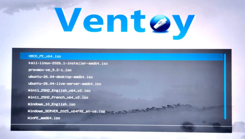 Ventoy: The Last Bootable USB Drive You'll Ever Need