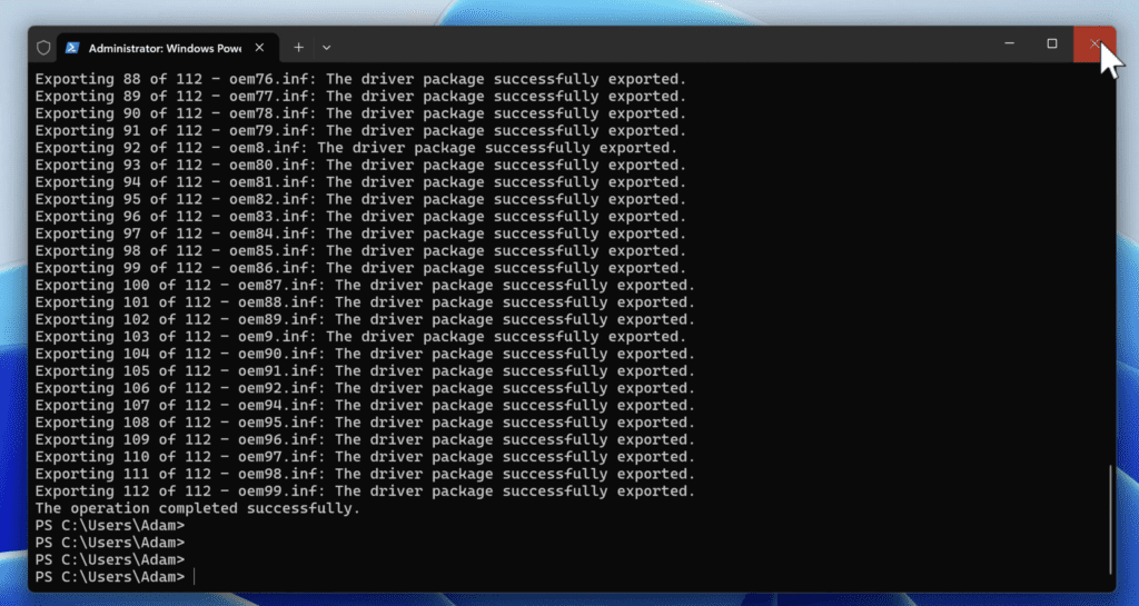 How to Back Up All Windows Drivers Before Reinstalling Windows