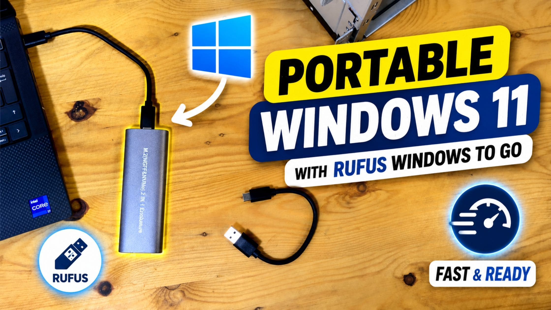 Read more about the article How to Create a Portable Windows 11 Drive with Rufus (Windows To Go Guide)
