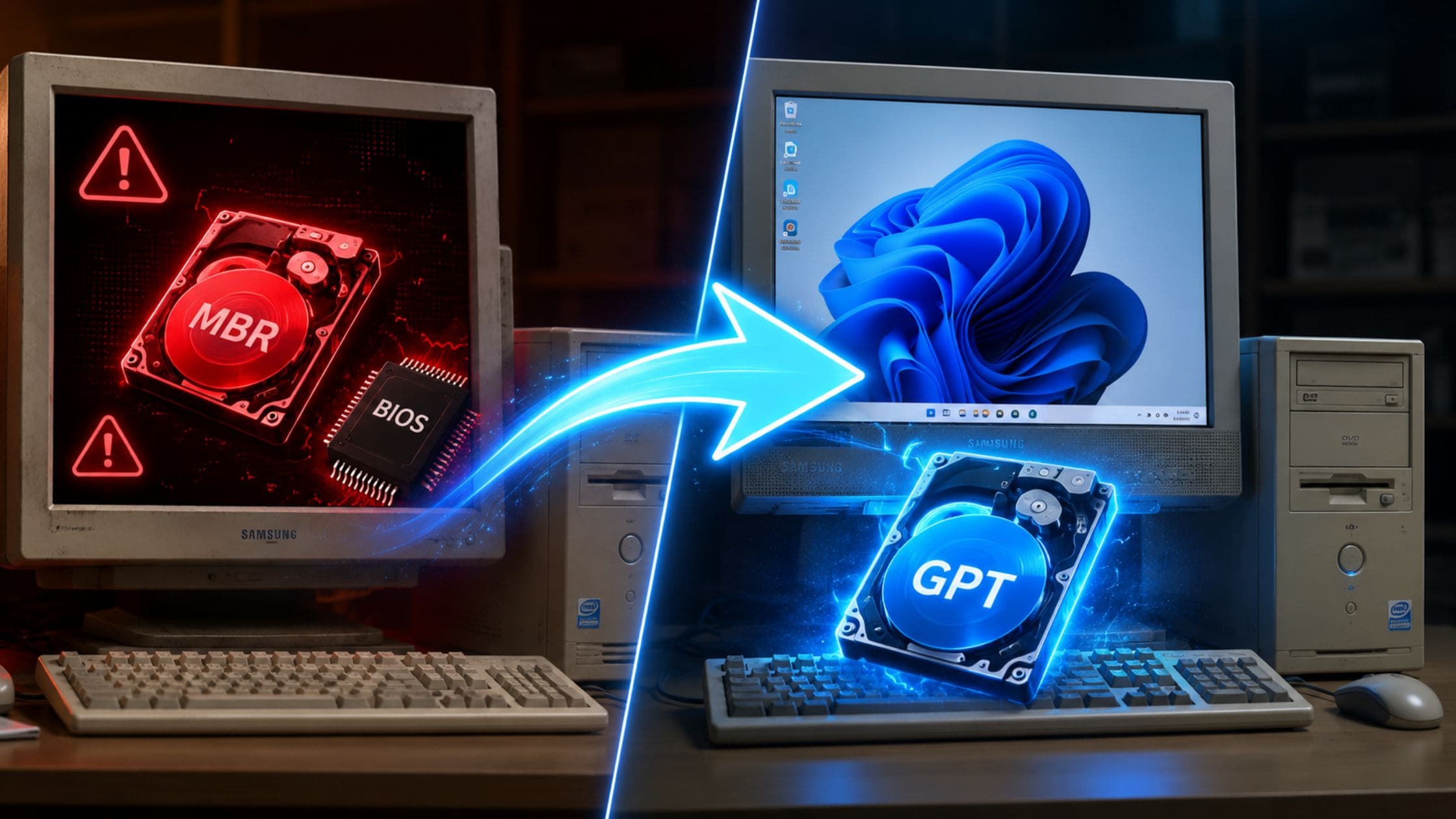 You are currently viewing Convert MBR to GPT Without Data Loss (Built-in Windows Tool Guide)