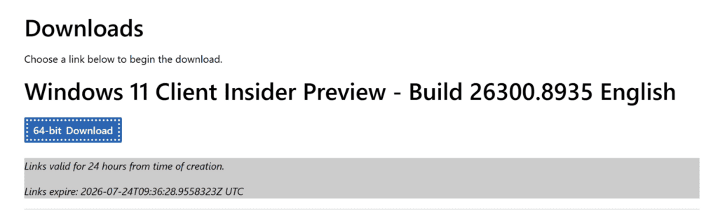Download and Install Windows 11 26H2 Preview on an Unsupported PC 